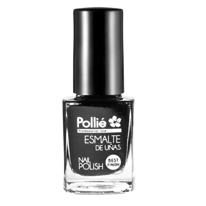 Esmalte de uñas negro 12ml Pollie