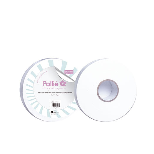 Rollo de papel para depilar Pollie 75cm x 75mts