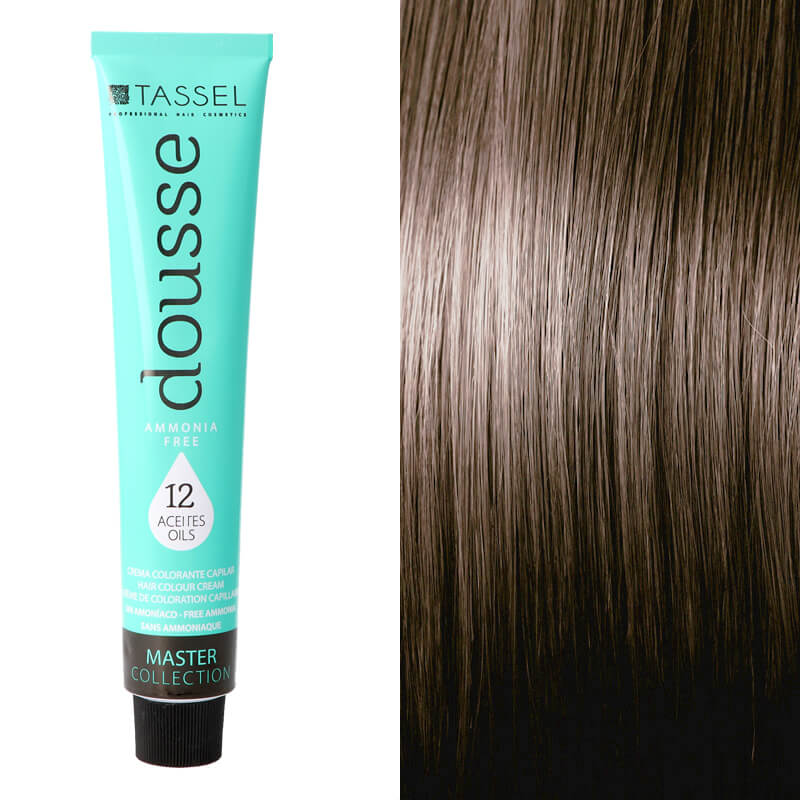 DOUSSE TINTE 12 ACEITES Nº6.8 RUBIO OSCURO MARRON 100 ML SIN AMONIACO
