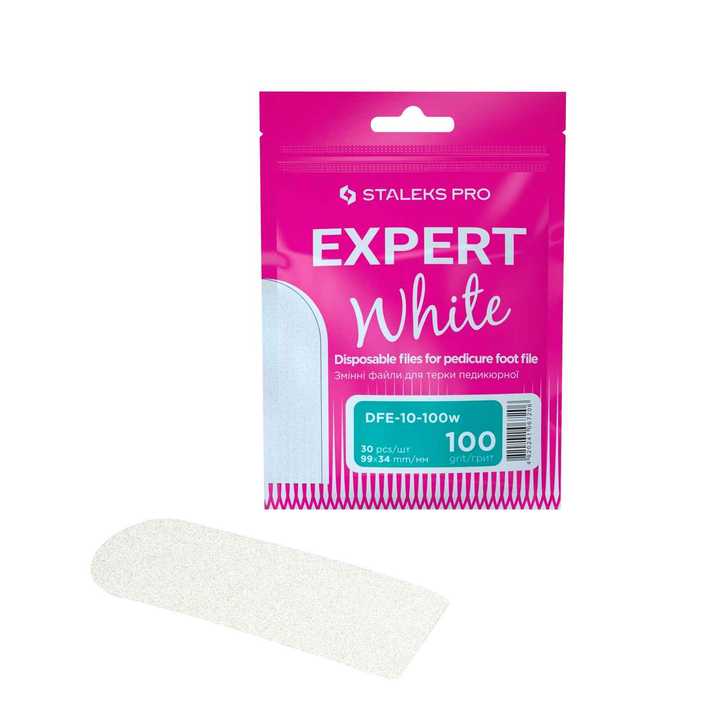 Repuestos para el raspador de pies EXPERT 10, grano 100 grit (30 pzas.) STALEKS
