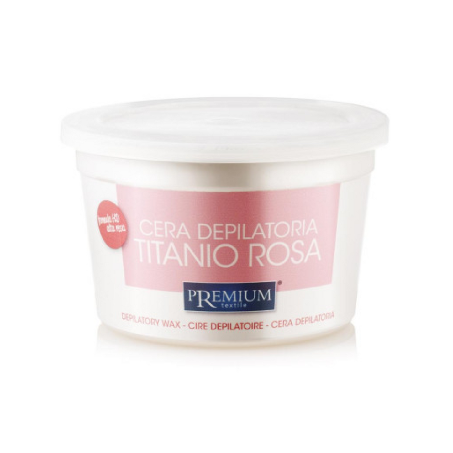 Cera Depilatoria Liposoluble Titanio Rosa XANITALIA PRO 350 ML