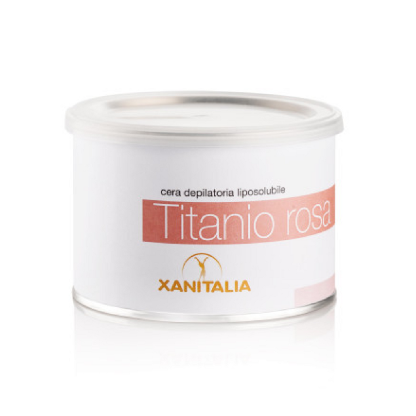 CERA DEPILATORIA LIPOSOLUBLE TITANIO ROSA XANITALIA PRO 350 ML