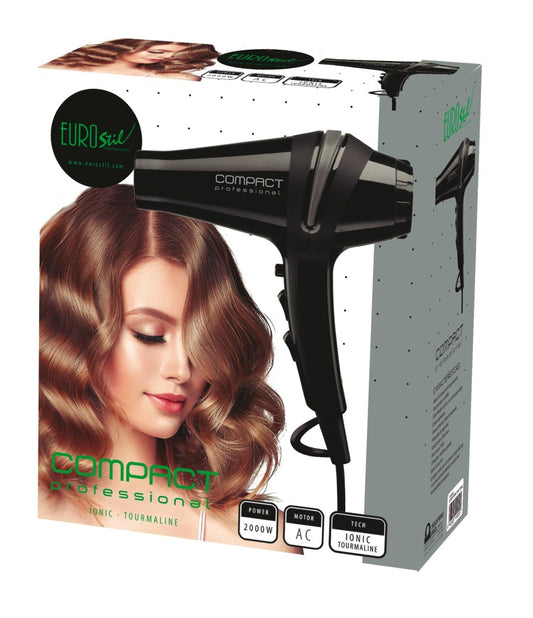 SECADOR COMPACT II IONICO TURMALINA 2000W EUROSTIL
