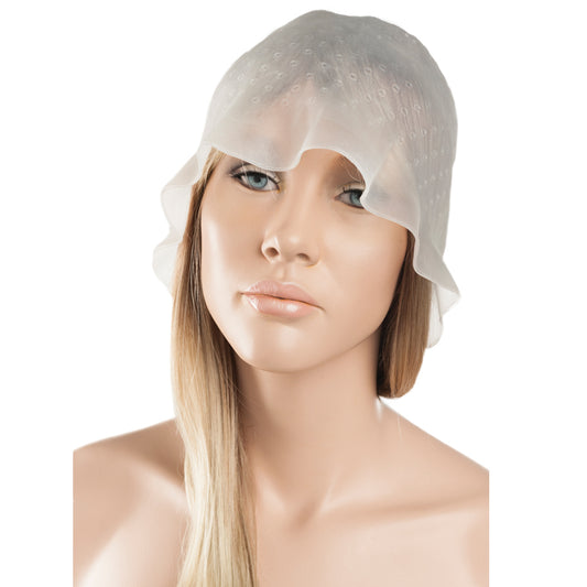 GORRO MECHAS TRASLÚCIDO CON GANCHILLO EUROSTIL