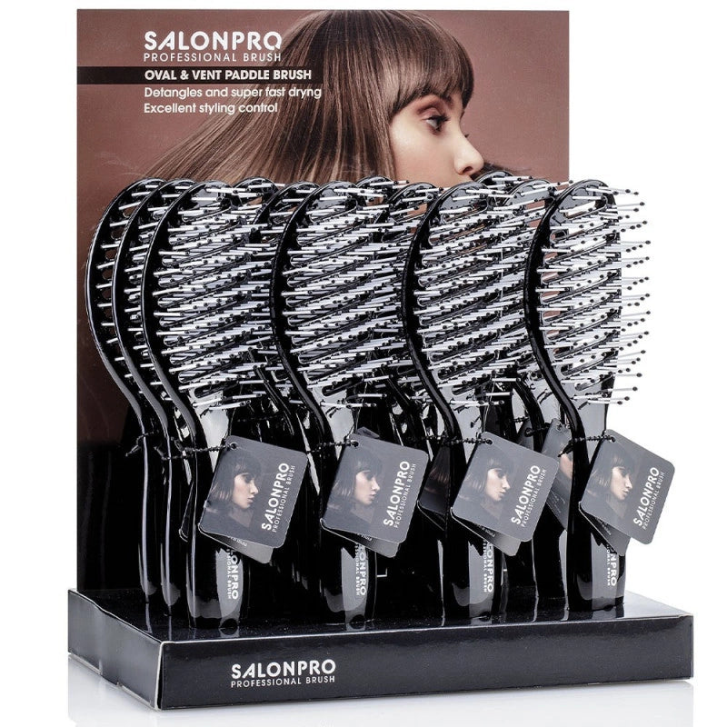 Cepillos de paleta ovalado y de viento Salon Pro Brushes Xanitalia