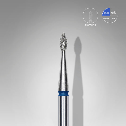 Punta diamante, «gota» 1.6 mm STALEKS PRO