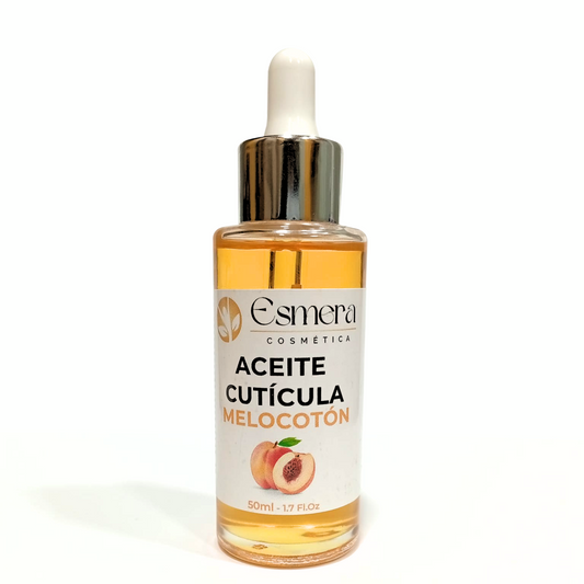 Aceite de cutícula Melocotón / Esmera Cosméticos 50ml - 1.7 Fl.0z