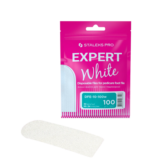 Repuestos para el raspador de pies EXPERT 10, grano 100 grit (30 pzas.) STALEKS