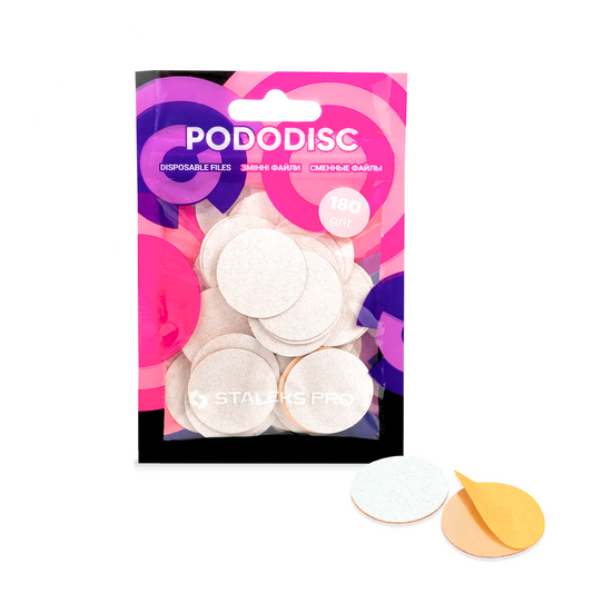 Repuestos para disco para pedicura PODODISC STALEKS PRO L, grano 180 (50 pzas.)
