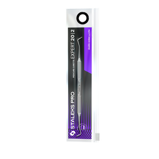 Empujador para pedicura EXPERT 20 TYPE 2 (doble cureta) STALEKS