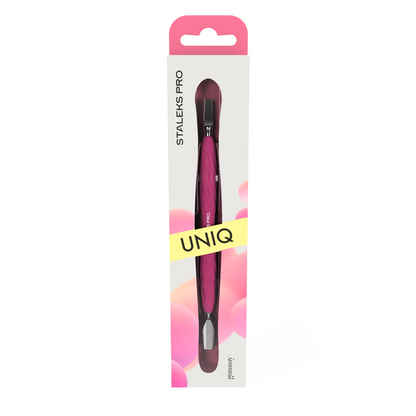 Empujador de manicura con mango de silicona «Gummy» UNIQ 10 TIPO 5 STALEKS
