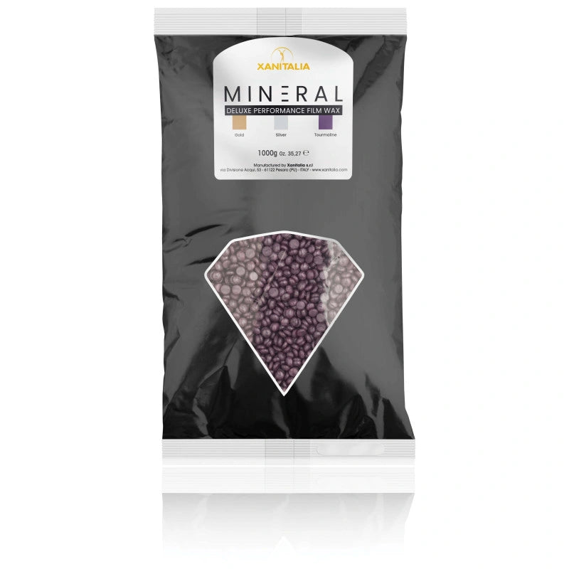 Cera depilatoria desechable sin tira MINERAL Turmalina deluxe 1KG Xanitalia