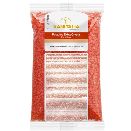 Cera depilatoria pelable Cristal extra 800g  Xanitalia