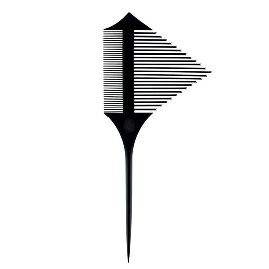 Peine para tintar el cabello, doble cara, punta triangulo Xanitalia